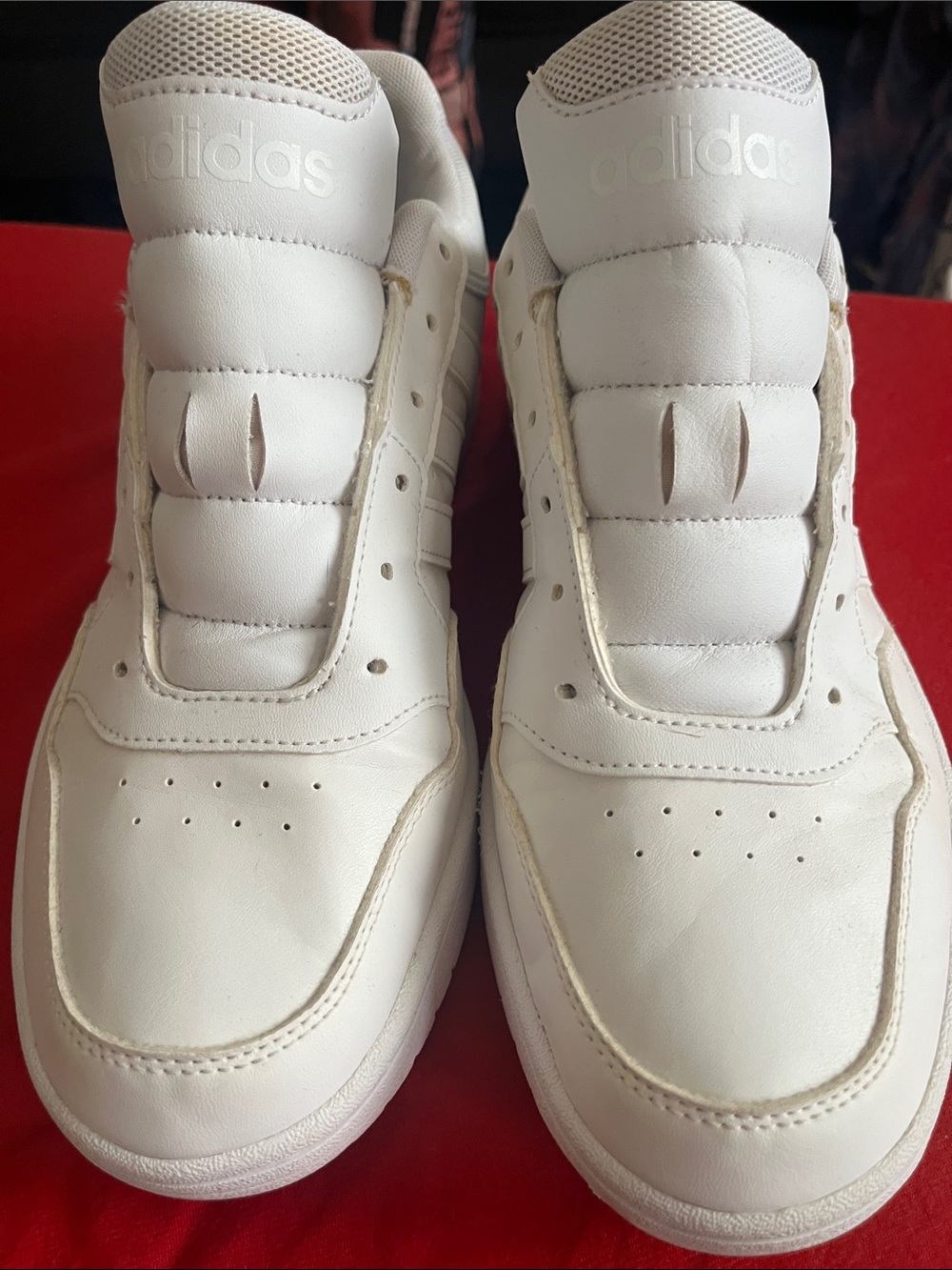 Adidas Women’s White Leather Tennis Sneakers